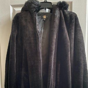 Faux Fur Hooded Coat Sz M from Nordstrom
